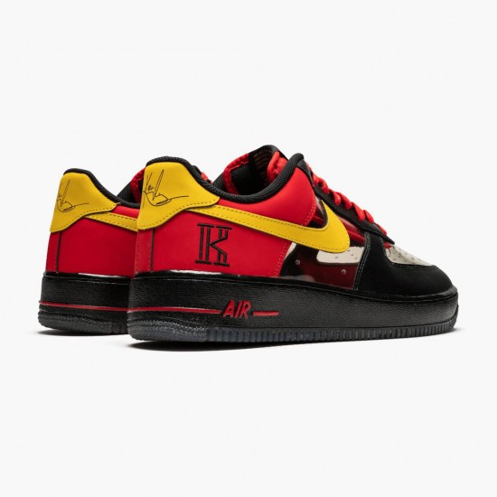 Nike Air Force 1 Low Kyrie Irving Black Red 687843 001 Unisex Casual ...