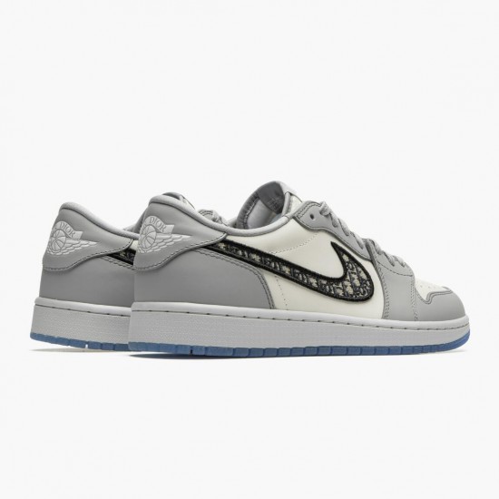 Air Jordan 1 Retro Low Wolf Grey Sail Photoson Dust CN8608-002 Jordan Shoes