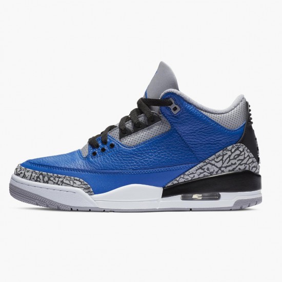 Air Jordan 3 Retro Varsity Royal Cement CT8532-400 Jordan Shoes