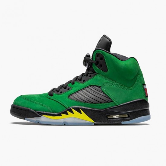 Air Jordan 5 Retro SE Oregon Green Yellow CK6631-307 Jordan Shoes