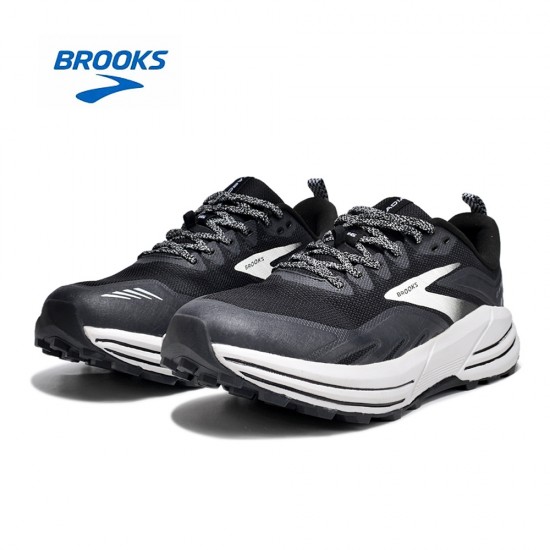 Brooks Cascadia 16 Black Silver For Men And Women