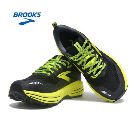 Brooks Cascadia 16 Black Yellow For Men And Women