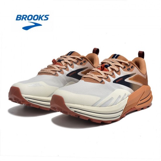 Brooks Cascadia 16 Brown Beige For Men And Women