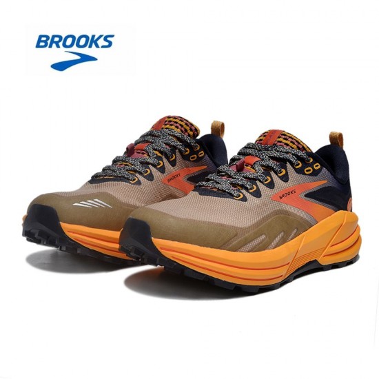 Brooks Cascadia 16 Brown Yellow For Men And Women