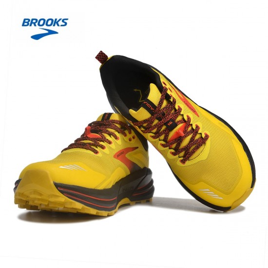 Brooks Cascadia 16 Yellow Orange Black For Men And Women