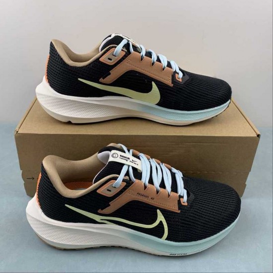 Nike Air Zoom Pegasus 40 Black Brown Green FQ6852-081 For Men