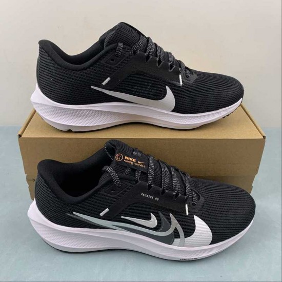 Nike Air Zoom Pegasus 40 Black White FB7179-001 For Men