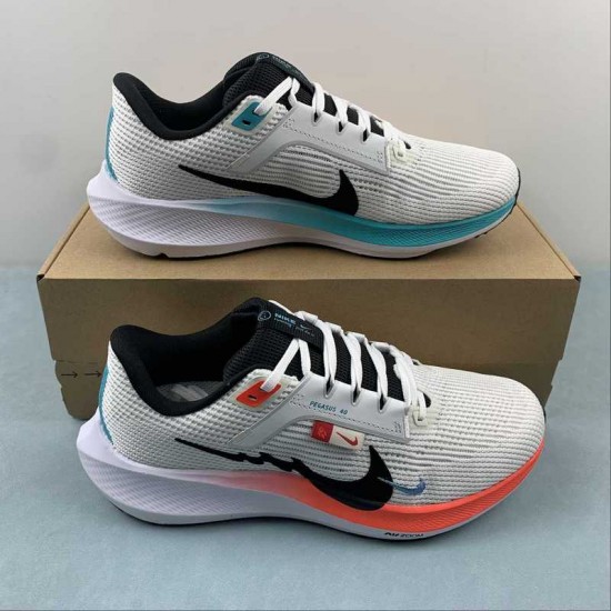 Nike Air Zoom Pegasus 40 Orange White Black FZ5055-101 For Men