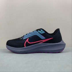 Nike Air Zoom Pegasus 40 Pink Ltblue Black FB7180-001 For Men Women 