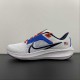 Nike Air Zoom Pegasus 40 White Blue Black Orange FJ2840-100 For Men