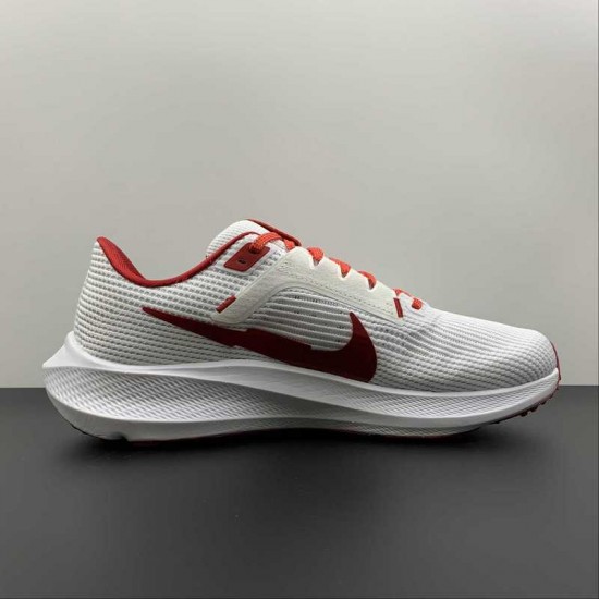 Nike Air Zoom Pegasus 40 White Red FJ2844-100 For Men