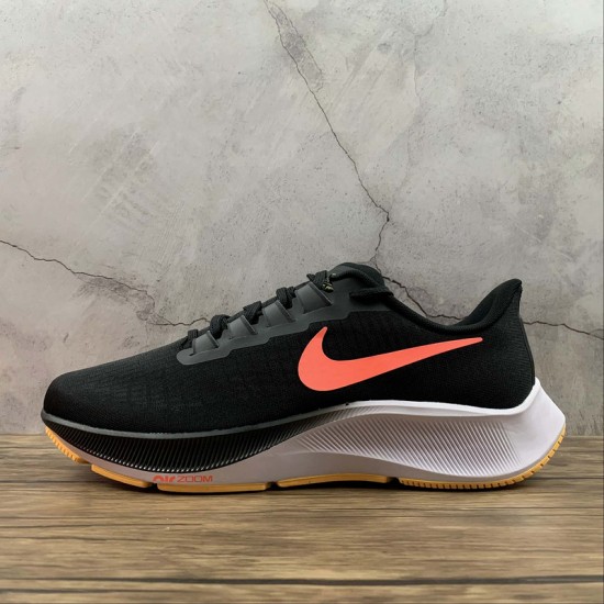 Nike Zoom Pegasus 37 Black Orange BQ9646-010 For Men And Women