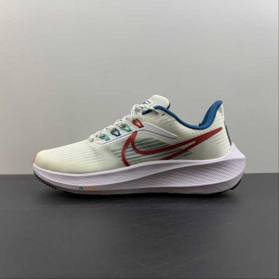 Nike Zoom Pegasus 39 Red Beige Blue FD4322-161 For Men