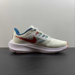 Nike Zoom Pegasus 39 Red Beige Blue FD4322-161 For Men 