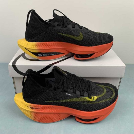 Nike Zoom Alphafly Next Black Yellow Orange DN3559-001 For Men Women