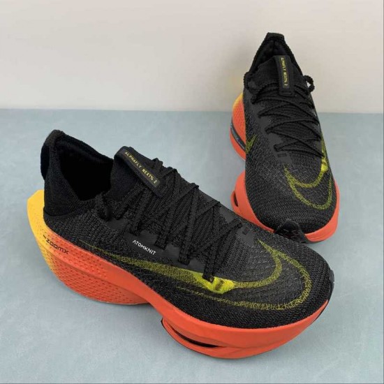 Nike Zoom Alphafly Next Black Yellow Orange DN3559-001 For Men Women