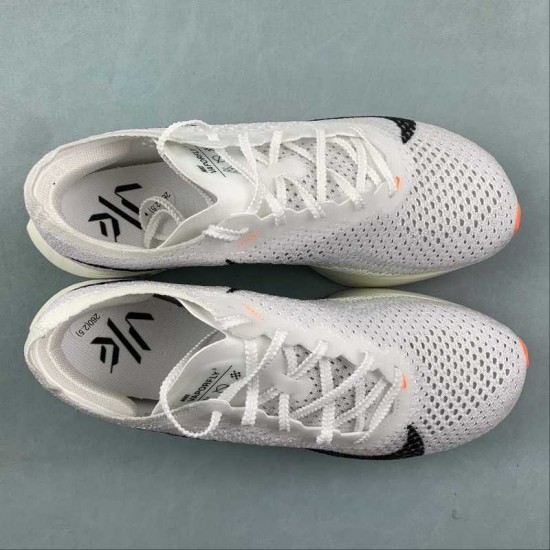 Nike Zoom Alphafly Next White Black Orange DX7957-100 For Men Women