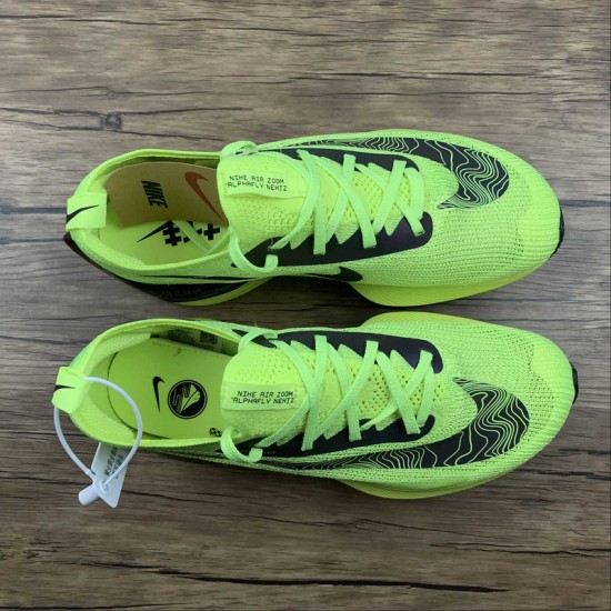 Nike Zoom Alphafly Next Yellow Green Black DC5238-702 For Men Women