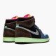 Air Jordan 1 Retro High Tokyo Bio Hack Baroque Brown Black Laser Oran 555088 201 Unisex AJ1 Jordan Sneakers