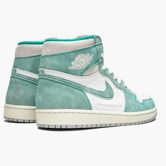 Air Jordan 1 Retro High Turbo Green Turbo White 555088 311 Unisex Jordan Sneakers