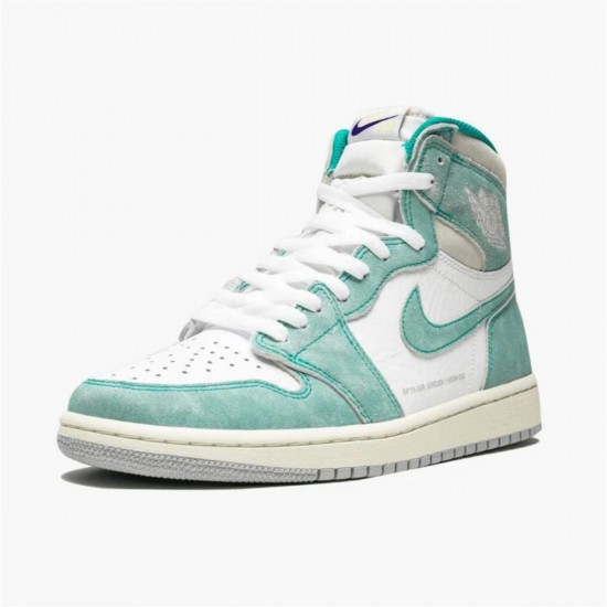 Air Jordan 1 Retro High Turbo Green Turbo White 555088 311 Unisex Jordan Sneakers