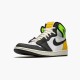 Air Jordan 1 Retro High White Black Volt University Gold 555088 118 AJ1 Sneakers