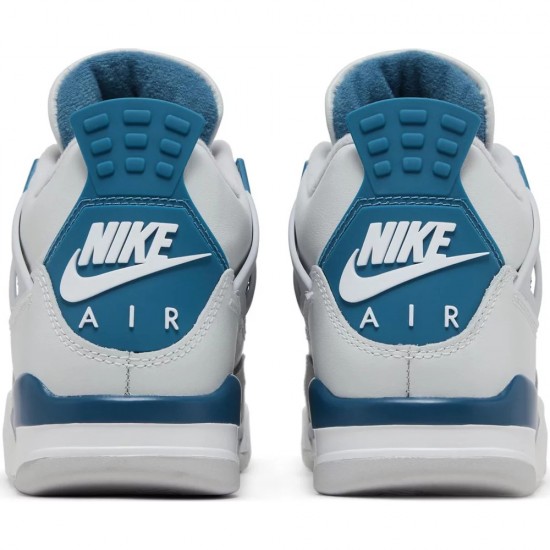 Shop Air Jordan 4 Retro Military Blue 2024 FV5029 141 AJ4 White Jordan Shoes