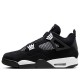 Buy And Seller Air Jordan 4 Retro White Thunder Mens Sneakers FQ8138-001Black AJ4 Shoes