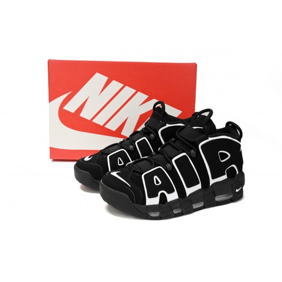 Nike Air More Uptempo 96 Black White Shoes FV2291-001 Women And Men Sale Free Shipping