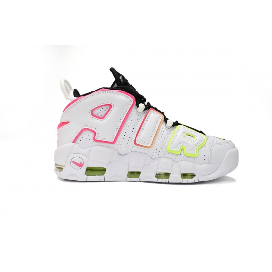 Nike Air More Uptempo 96 Electric White Black W/M Shoes FD0865-100