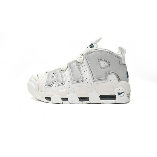 Nike Air More Uptempo 96 Metallic Teal Grey White W/M Shoes DR7854-100