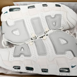 Nike Air More Uptempo 96 Metallic Teal Grey White W/M Shoes DR7854-100