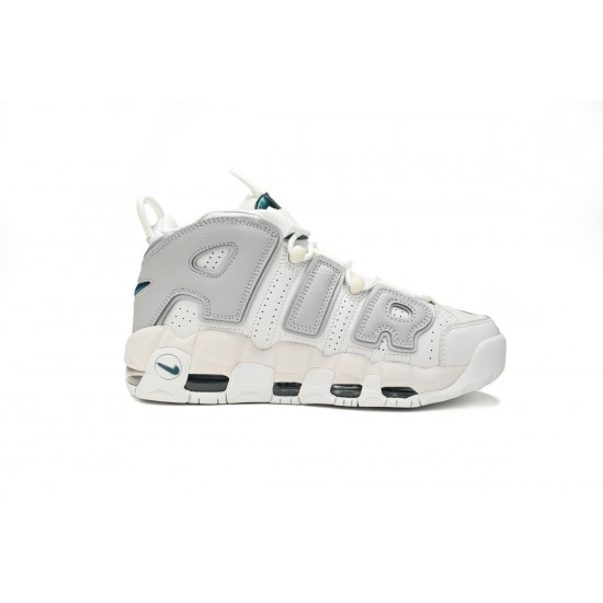 Nike Air More Uptempo 96 Metallic Teal Grey White W/M Shoes DR7854-100