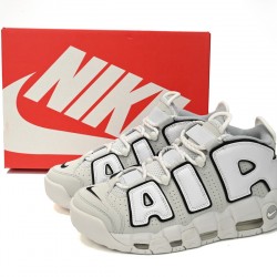 Nike Air More Uptempo 96 White Black Edges Shoes FB3021-001 W/M