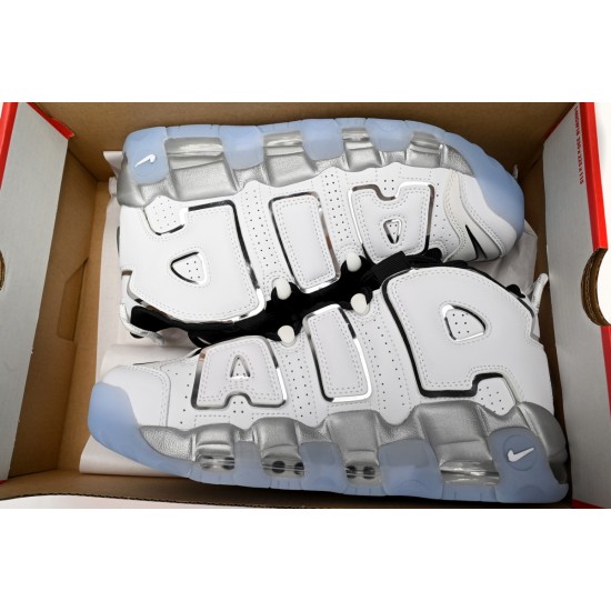 Shop Nike Air More Uptempo 96 White Chrome Shoes DV7408-100 Women Sale