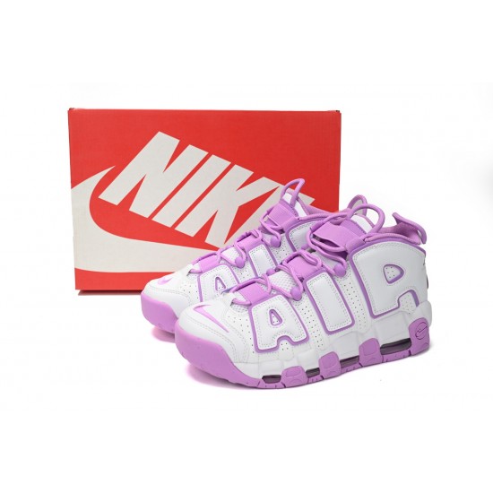 Buy Nike Air More Uptempo 96 White Purple Shoes FN6976-100 Women And Men Free Shipping