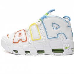 Nike Air More Uptempo 96 White Rainbow Shoes FJ4624-100 WM