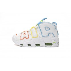 Nike Air More Uptempo 96 White Rainbow Shoes FJ4624-100 WM