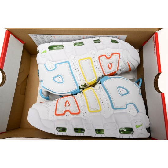 Click To Buy Nike Air More Uptempo 96 "White Rainbow" - FJ4624-100  Women And Men Sale