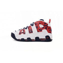 Nike Air More Uptempo 96 White Red Shoes CZ7877-100 WM