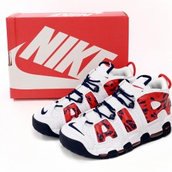 Nike Air More Uptempo 96 White Red Shoes CZ7877-100 WM